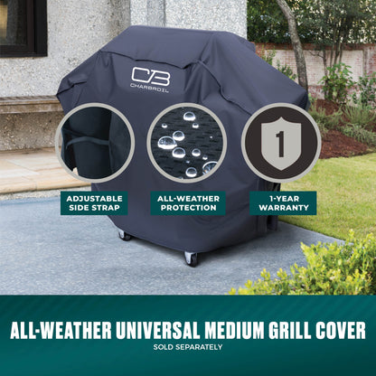 Char-Broil Commercial Series 3 Burner Gas Grill & Griddle