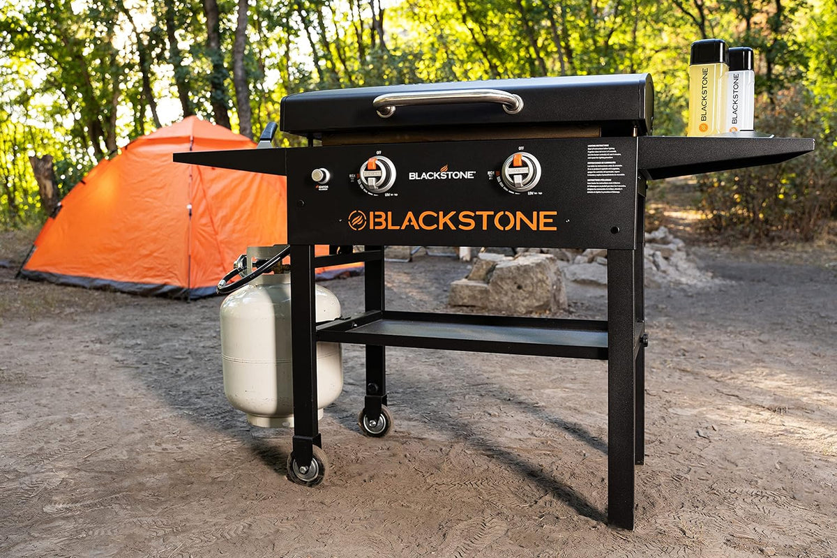 Blackstone 1883 Original 28-inch Omnivore Griddle with Hood — Black