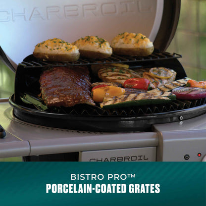 Char-Broil Bistro Pro Electric Grill + Charcoal Mode Black