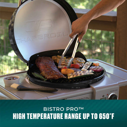 Char-Broil Bistro Pro Electric Grill + Charcoal Mode Black